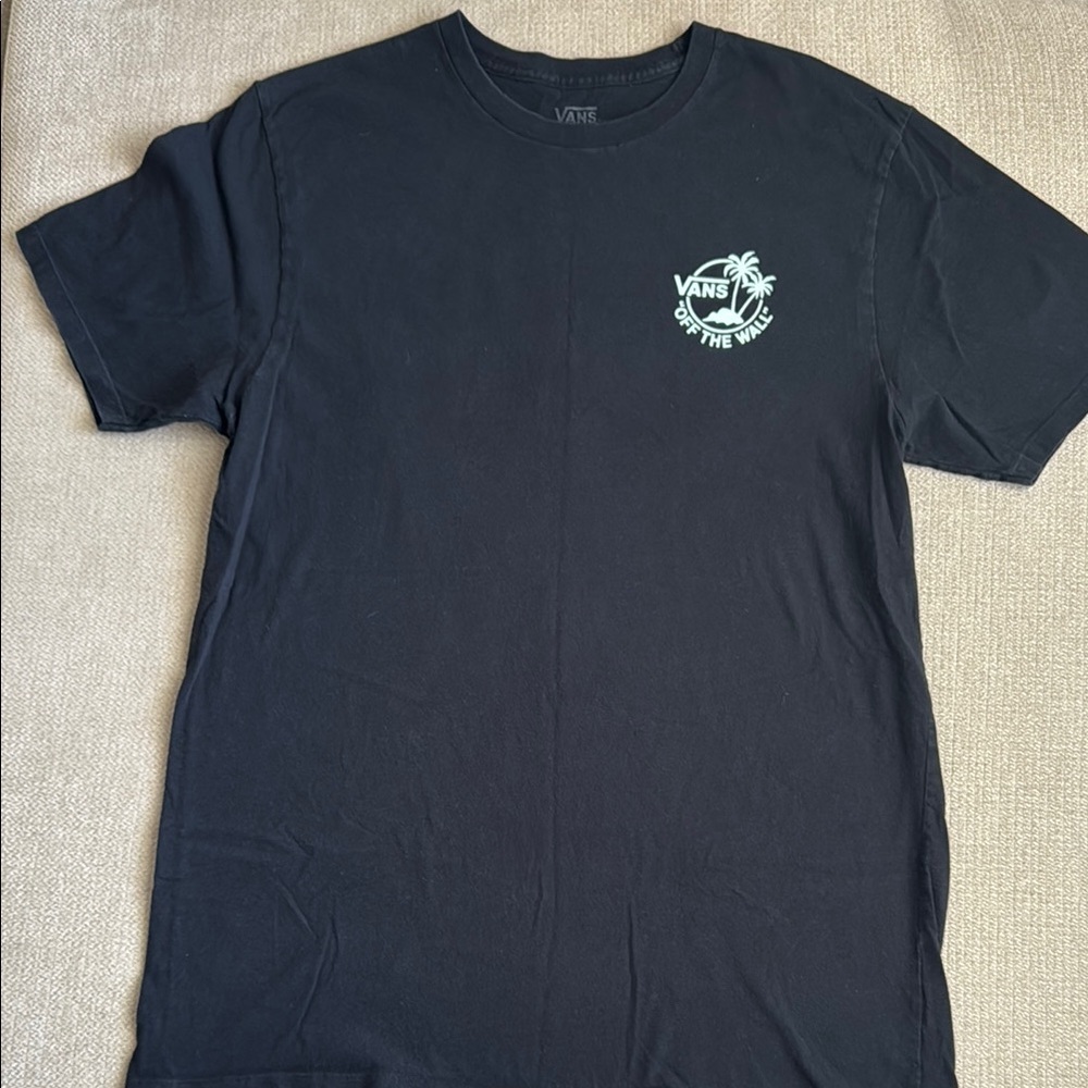 Vans Black Short Sleeve Tee Classic Casual Style